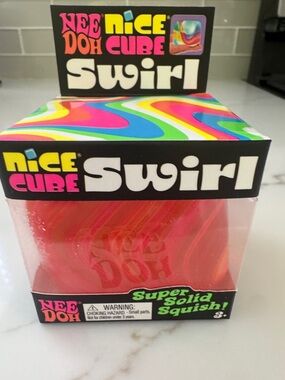 Nee Doh Cube Swirl Stress Ball - Multi-Color